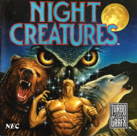 Night Creatures TurboGrafx-16 US box art